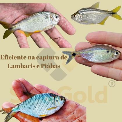 Imagem de Tarrafa C/ Corrente Pesca Malha 2 x 2 cm (20mm) Fio0.40 12MT