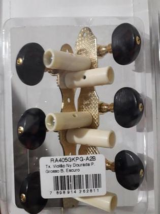 Imagem de Tarraxa Rozini Para Violão 6 Cordas Pino Grosso Dourado RA405GKPG.A2B