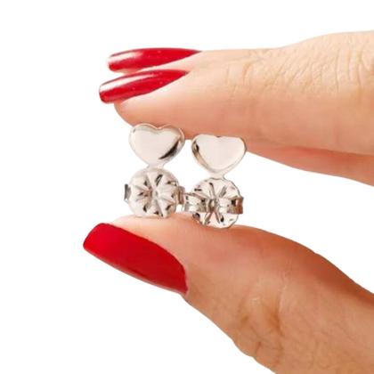 Imagem de Tarraxa sutiã de orelha levanta orelha banhada a prata 925