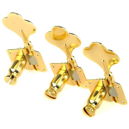 Imagem de Tarraxas Vintage Jazz Bass Douradas Thida Para Contra Baixo 4 Cordas Em Linha