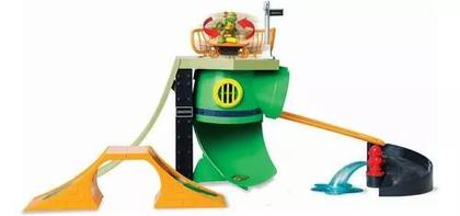 Imagem de Tartarugas Ninja Caos Mutante Playset Pista De Skate Mayhem Insana C/ Skate a Corda lançador - Candide