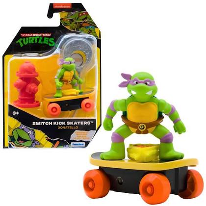 Imagem de Tartarugas Ninja Figura A Corda Switch Kick Skaters Candide