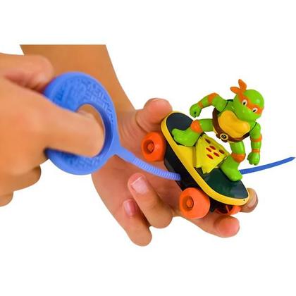 Imagem de Tartarugas Ninja Figura A Corda Switch Kick Skaters Candide