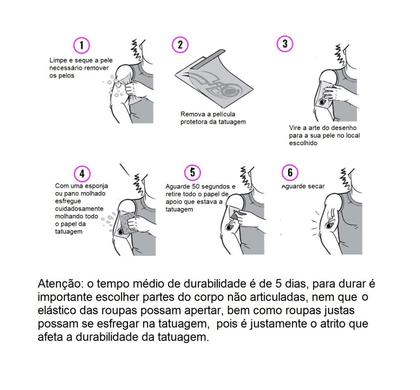 Imagem de Tatuagem temporária iemanjá mar crença religiosa