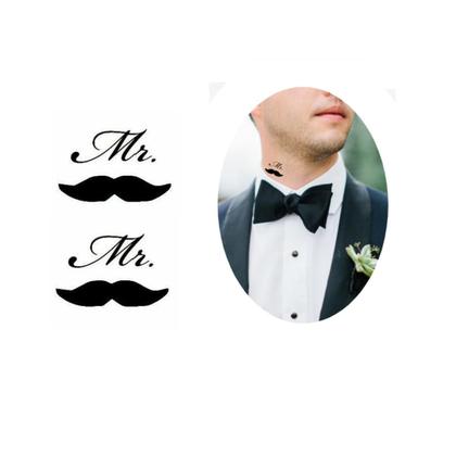 Imagem de Tatuagem temporária Padrinhos madrinhas casamento folha A4