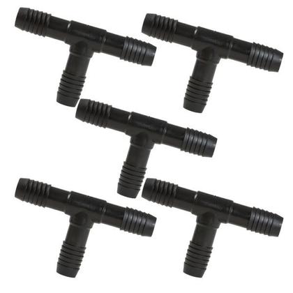 Imagem de Te 3/4'' Interno Triplo Preto Plasbohn- 5 UNID.
