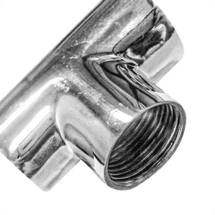 Imagem de Te Latao Cromado Metais Rei 1/2'' Rr