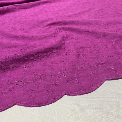 Imagem de Tecido 100% Algodão Laise Bordada 1,35m Para Roupas Femininas - Ideal Para Vestidos e Saias