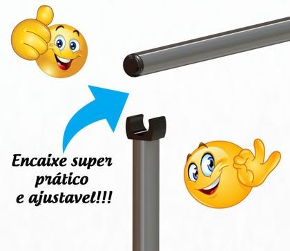 Imagem de Tecido 2x3 Branco + Suporte Fundo Infinito Foto + Bolsa + Presilhas