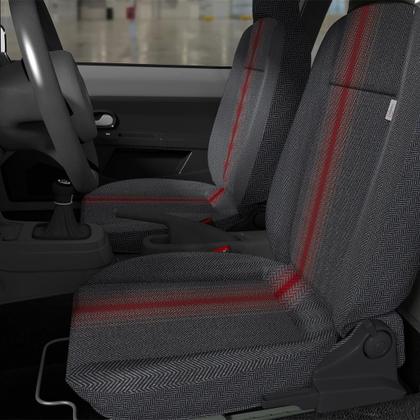 Imagem de Tecido Automotivo Recaro VW Gol GTi GTs Laguna Desenhado Vermelho