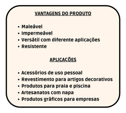 Imagem de Tecido Bagum Napa Lona Impermeável Bolsas Mochila 2,50m X 1,40m