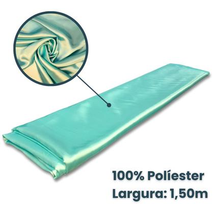 Imagem de Tecido Cetim Charmousse Sem Lycra 1,00 X 1,50m Várias Cores