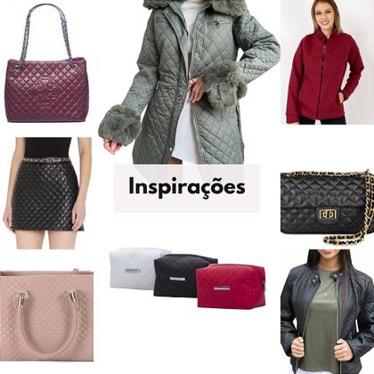 Imagem de Tecido Couro Matelassê 100% Poliéster - 1,55m Para Artesanatos e Acessórios