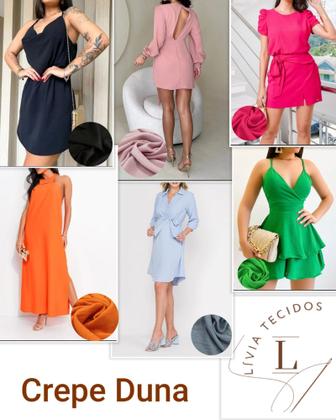 Imagem de Tecido Crepe Duna Air Flow 1 X 1,50 Mt - Cores