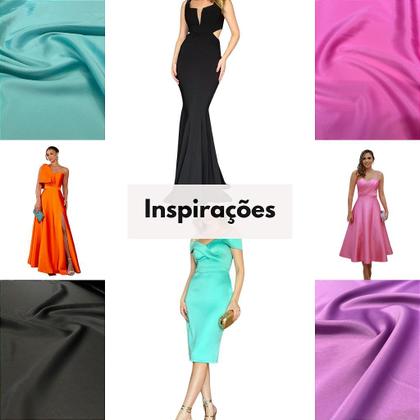 Imagem de Tecido Gabardine Liso Diversas Cores 1,47m Largura Para Roupas Femininas Premium