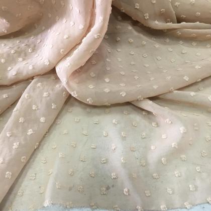 Imagem de Tecido Musseline Floquinho Devore 1,00 X 1,40