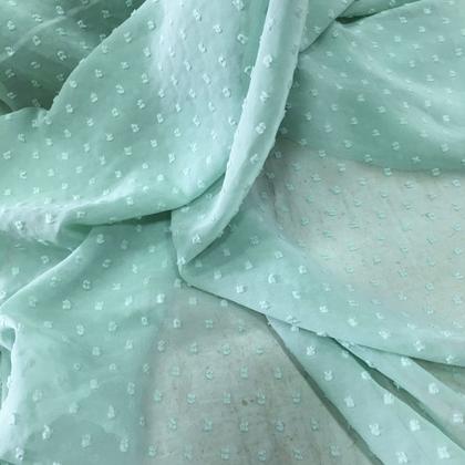 Imagem de Tecido Musseline Floquinho Devore 1,00 X 1,40