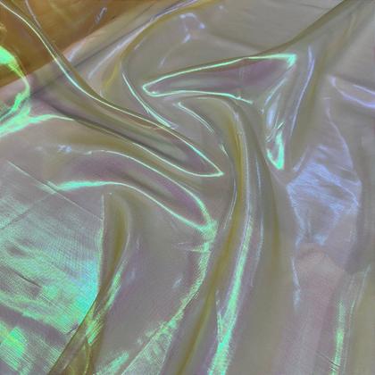 Imagem de Tecido Organza Holográfica Neon 1,50m Para Roupas Femininas Furtacor