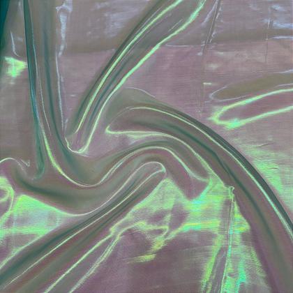 Imagem de Tecido Organza Holográfica Neon 1,50m Para Roupas Femininas Furtacor