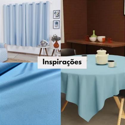 Imagem de Tecido Oxford Azul Bebê 1,40x1,00m para Toalhas e Guardanapos