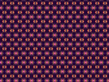 Imagem de Tecido Oxford Estampado Art Deco Geométrico Groovy Roxo - 1,40m