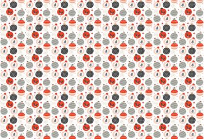 Imagem de Tecido Oxford Estampado Bolas De Natal Diversas  -1,40m