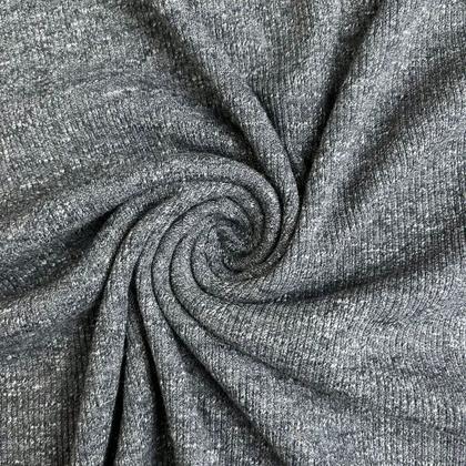 Imagem de Tecido Punho de Roupa Ribana Retalho Malha Canelada Tubular