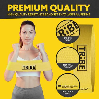 Imagem de Tecido Resistance Bands Tribe Lifting para treino multicolorido