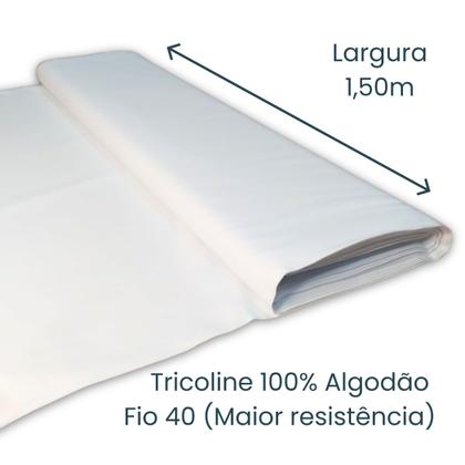 Imagem de Tecido Tricoline Liso 100% Algodão Várias Cores 1,00 X 1,50m