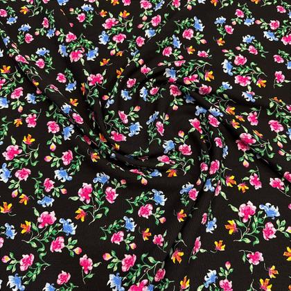 Imagem de Tecido Viscolinho Floral Primavera Diversas Cores 1,50m P/Roupas Femininas
