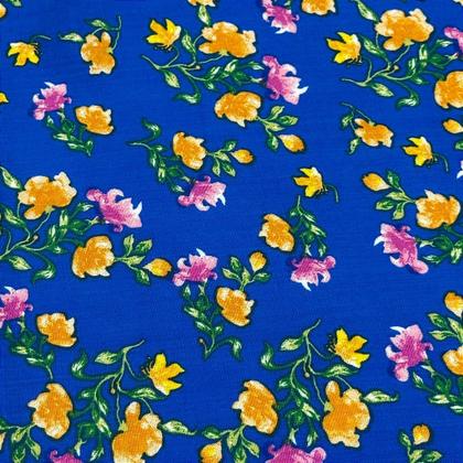 Imagem de Tecido Viscolinho Floral Primavera Diversas Cores 1,50m P/Roupas Femininas