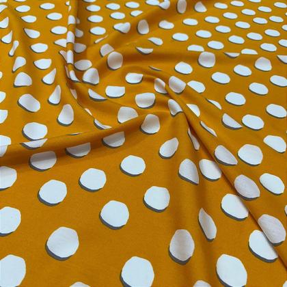 Imagem de Tecido Viscose Estampada Poá Diversas Cores 1,40m Para Roupas Femininas