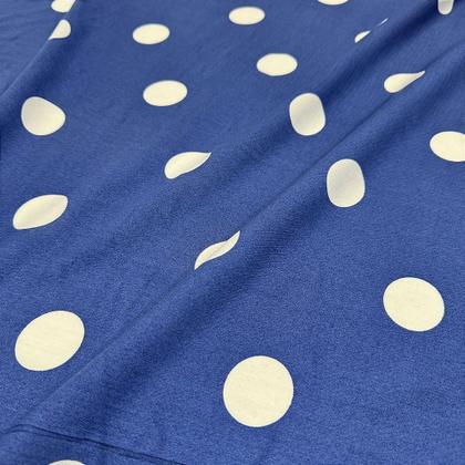 Imagem de Tecido Viscose Estampada Poá Diversas Cores 1,40m Para Roupas Femininas