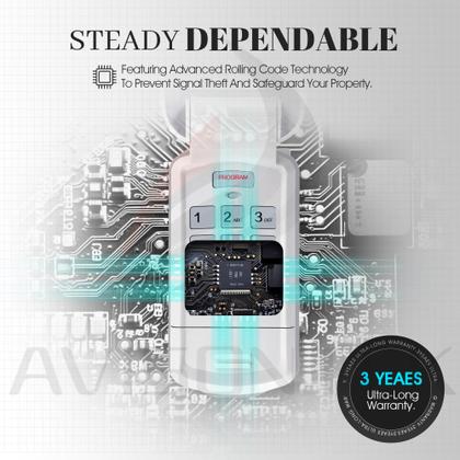 Imagem de Teclado abridor de porta de garagem Avisontek OKP-BX Wireless