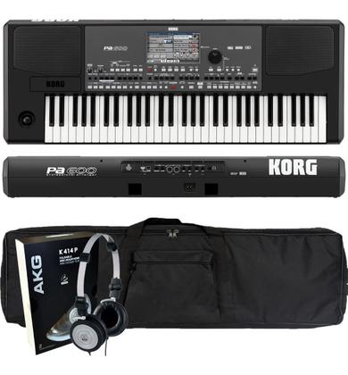 Imagem de Teclado Arranjador Korg Pa600 Profissional+bag+ Akg 414