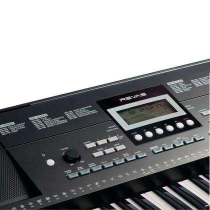 Imagem de Teclado Arranjador Roland KB-330 Revas 5/8 Preto 61 Teclas Sensitivas com Fonte Bivolt