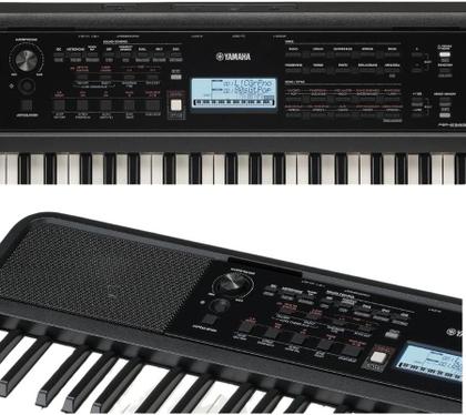 Imagem de Teclado Arranjador Yamaha PSR-E383 61 teclas + Suporte + Capa + Banco