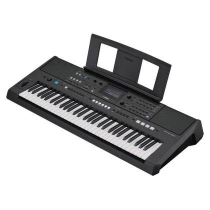 Imagem de Teclado Arranjador Yamaha PSR-E483 61 teclas + Suporte + P10