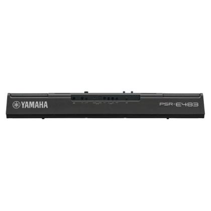 Imagem de Teclado Arranjador Yamaha PSR-E483 61 teclas + Suporte + P10