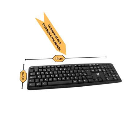 Imagem de Teclado basic preto usb