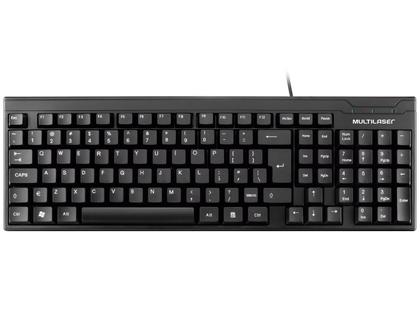 Imagem de Teclado basico slim laser usb preto tc193