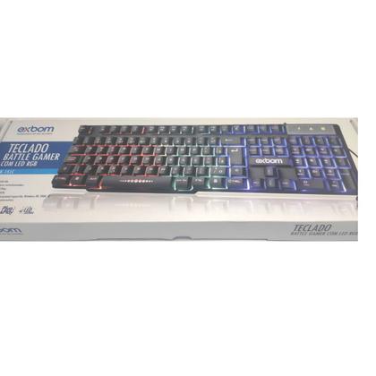 Imagem de Teclado battle gamer semi mecanico iluminado led bk-151c