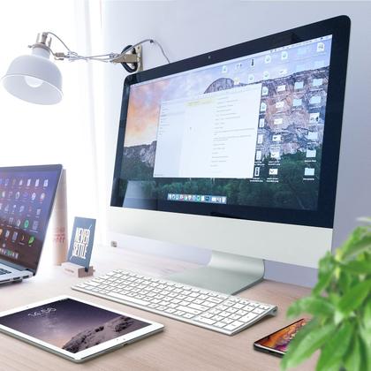 Imagem de Teclado Bluetooth iClever BK10 recarregável com teclado numérico