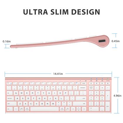 Imagem de Teclado Bluetooth iClever BK10 Universal com teclado numérico