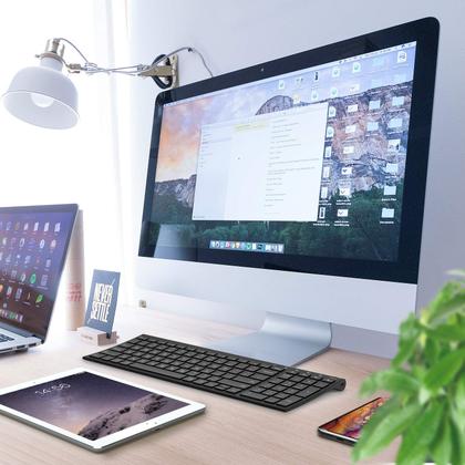 Imagem de Teclado Bluetooth iClever BK10 USB-C recarregável Bluetooth 5.1