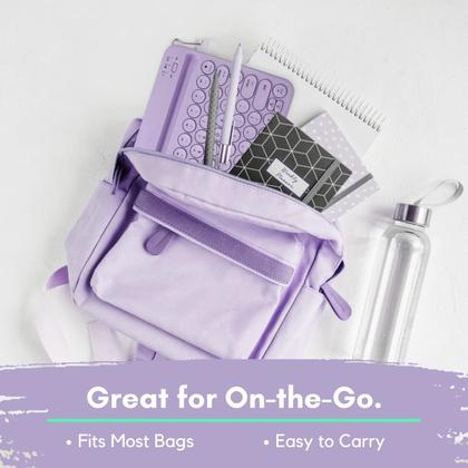 Imagem de Teclado Bluetooth Macally para iPad Mini/Air/Pro, iPhone roxo