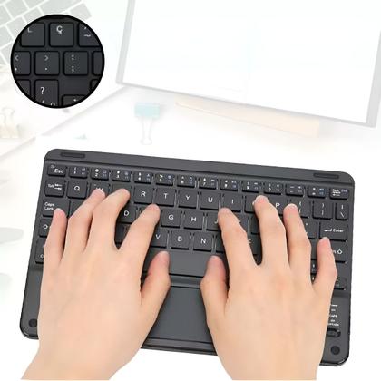Imagem de Teclado Bluetooth Recarregável Touchpad P/ Tablet Lenovo M9