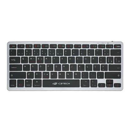 Imagem de Teclado bluetooth sem fio recarregavel c3 tech k-bt50