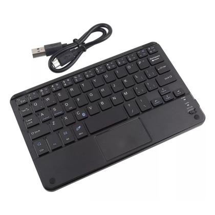 Imagem de Teclado Bluetooth Touchpad Com Ç Para galaxy Tab A8 A9 S7 S8 S9 S9+