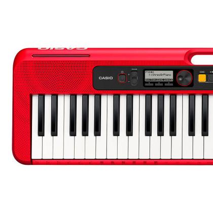 Teclado Casio Iniciante Casiotone 61 Teclas CT-S200 Vermelho